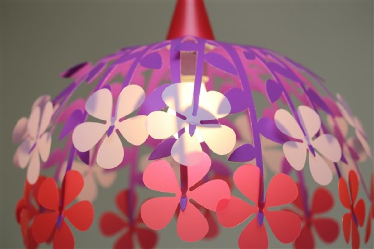 Kinderleuchte Blumen - verschiedene Farben - banaby.at