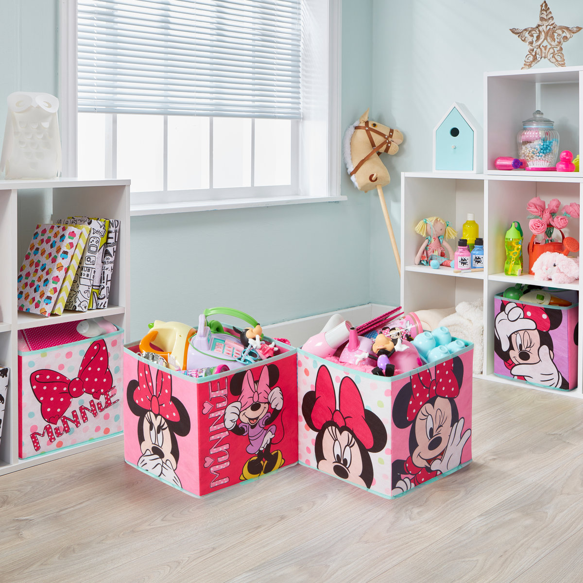 vier lagerung kisten Minnie Mouse banaby.at Minnie Mouse Spielzeug Veranstalter banaby.at