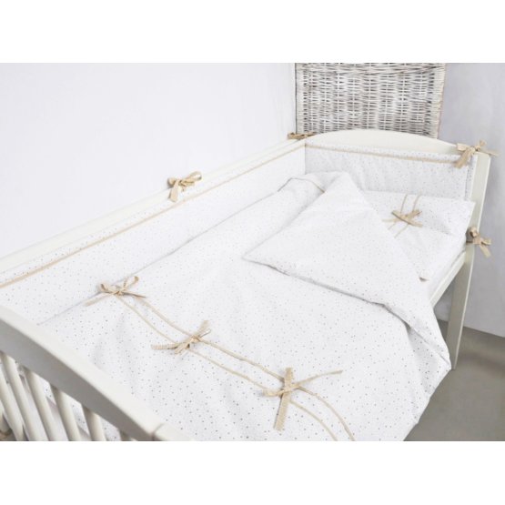 Kinder 3-dílne Bettbezug mini-mini beige