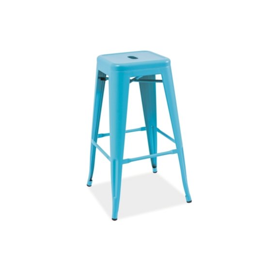 Barstuhl Stuhl LONG blue