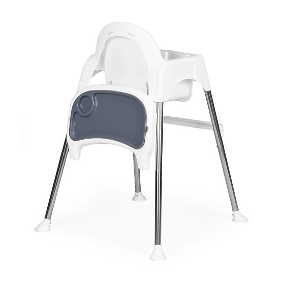 2-in-1 Hochstuhl mit Tablett und Gurten ECOTOYS