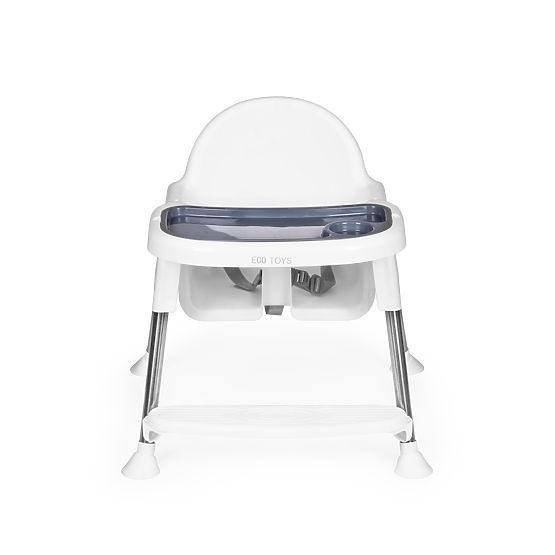 2-in-1 Hochstuhl mit Tablett und Gurten ECOTOYS