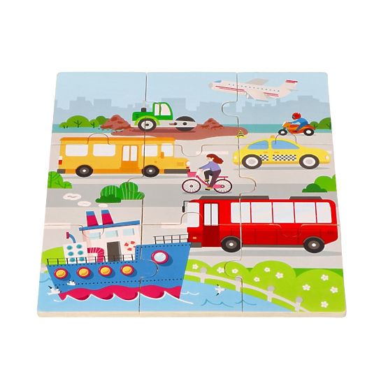2-in-1 Puzzle Fahrzeuge - Puzzle und Spiel Finde den Schatten