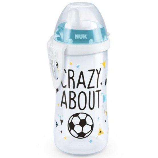 Kinder Flasche NUK SportS Cup Football 450 ml türkis