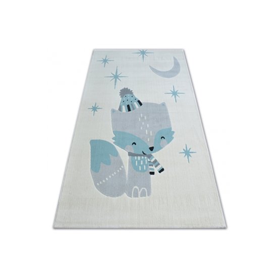 Kinder Teppich Fox Creme-