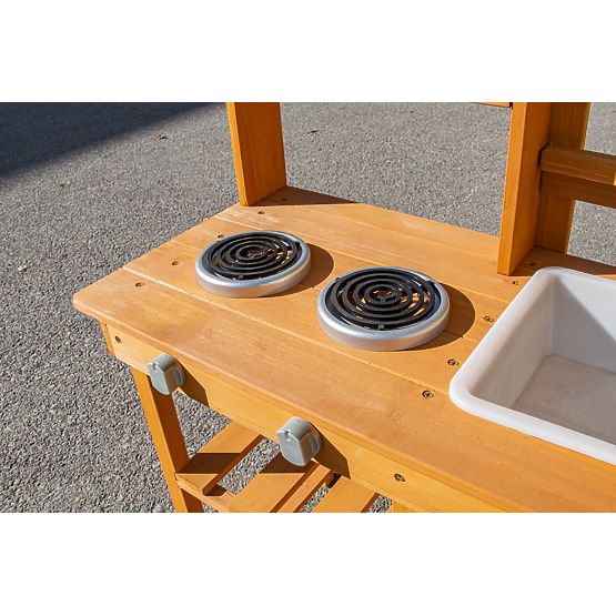 2Kids Toys Holz-Gartenküche mit Spüle