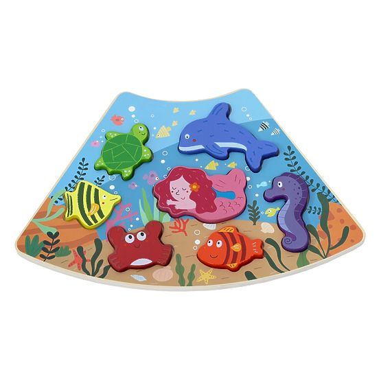 2Kids Toys Holzpuzzle Kreis verbindbar 6 in 1