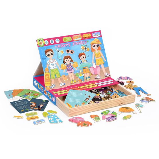 2Kids Toys Magnetisches Ankleiden Familie