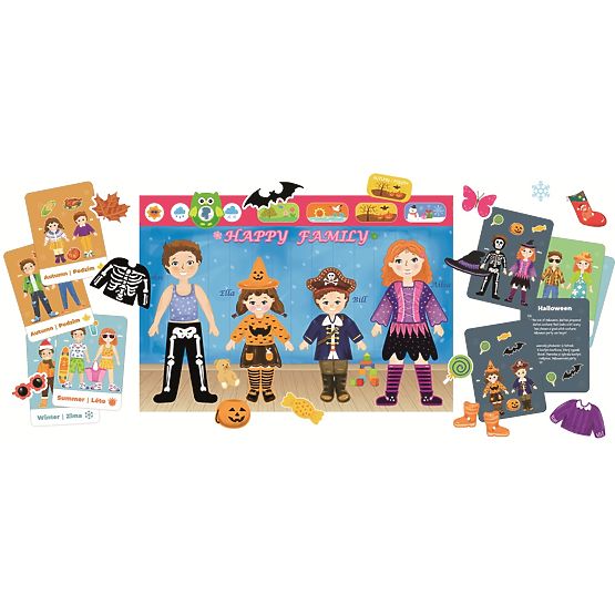 2Kids Toys Magnetisches Ankleiden Familie