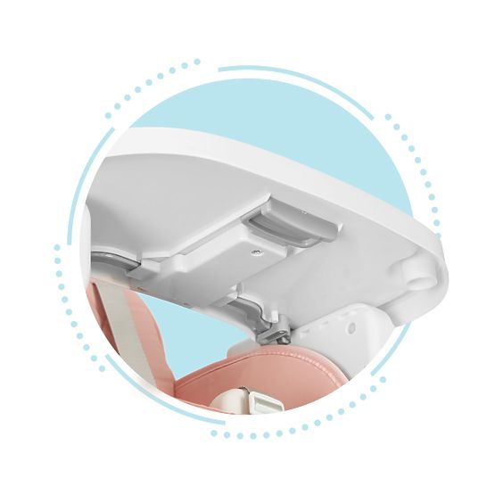 3-in-1 klappbarer Kinderhochstuhl ECOTOYS