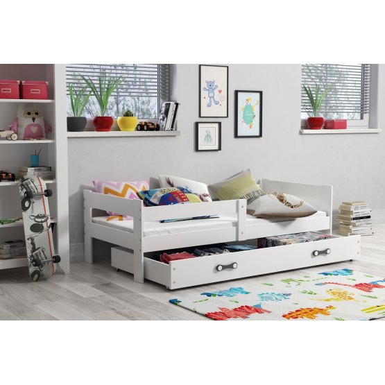 Kinderbett HUGO 160x80 cm - weiß