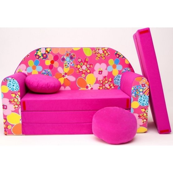 Kindersofa Blumen