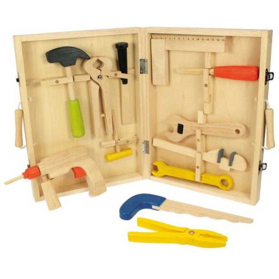 Bigjigs Toys Werkzeugkoffer aus Holz