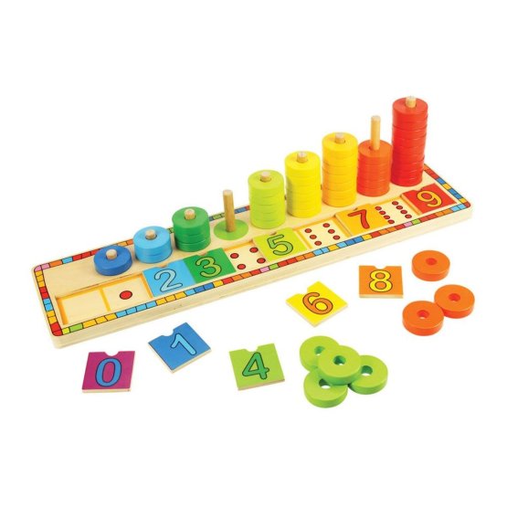 Bigjigs Toys Puzzle-Brett mit Zahlen
