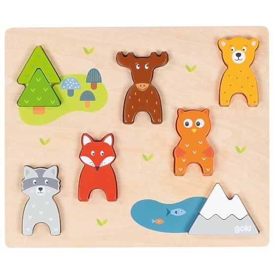 3D-Puzzle Waldtiere