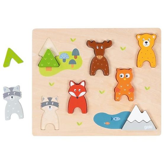 3D-Puzzle Waldtiere