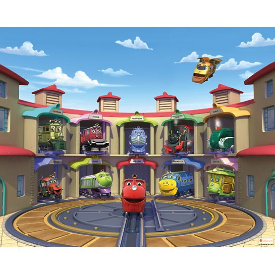 3D Tapete Chuggington