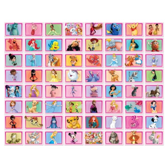  Kindertapete Disney - Collage rosa