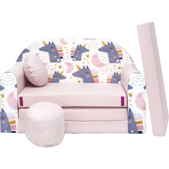 Kindersofa Magisches Einhorn