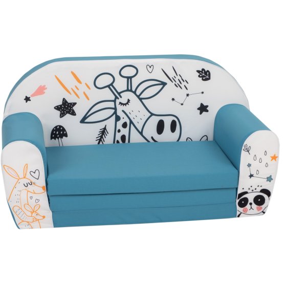 Baby sofa giraffe - blau