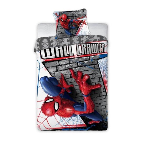 Spider-Man-Babybettwäsche und Wände