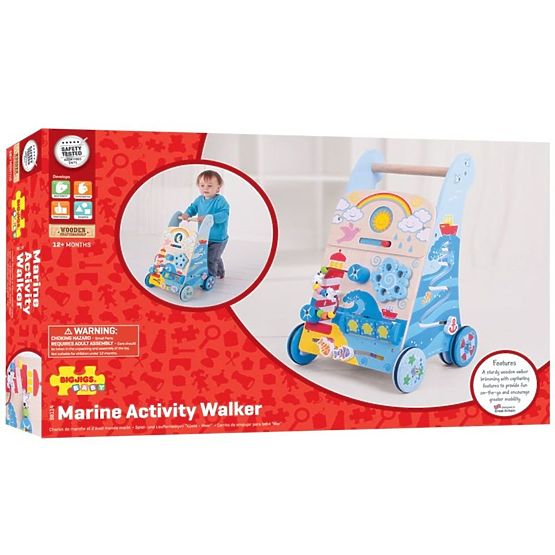 Aktiver Walker mit Meeresmotiv