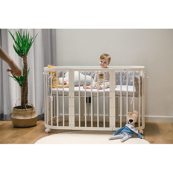Mitwachsende Babybett 7in1 Desire - weiß