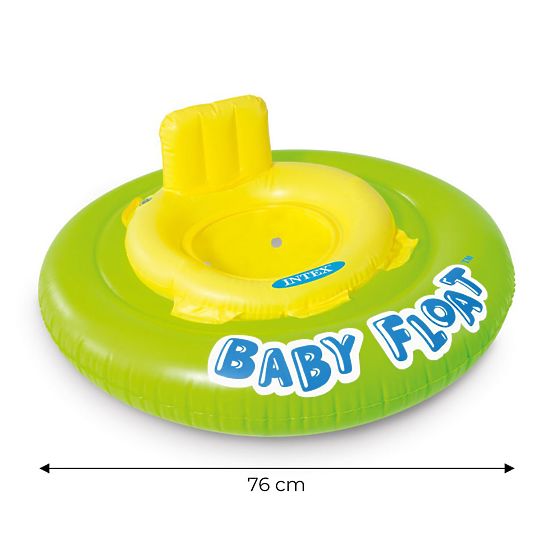Aufblasbarer Kindersitz im Wasser