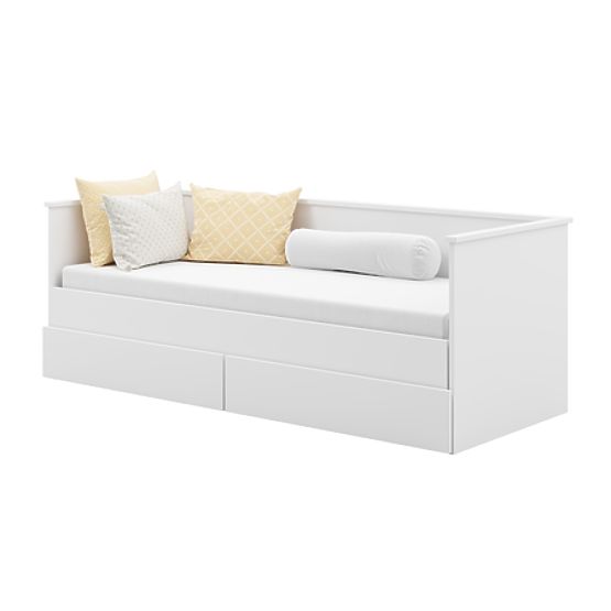 Ausziehbares Bett HELIOS mit zwei Schubladen ohne Matratze 200x80/200x160
