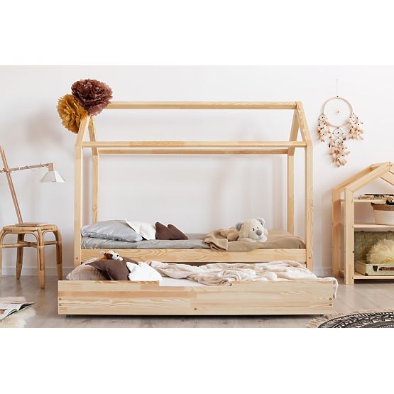 Baby bett haus se schublade Mila