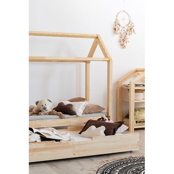 Baby bett haus se schublade Mila