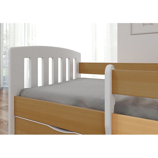 Baby bett Klassisch - buche dekor
