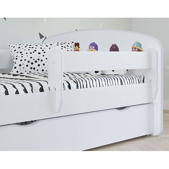 Baby bett se barriere - Superhelden - weiß