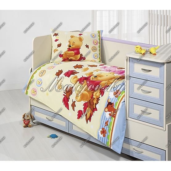 Baby-Bettbezug WINNIE THE POOH - Herbst