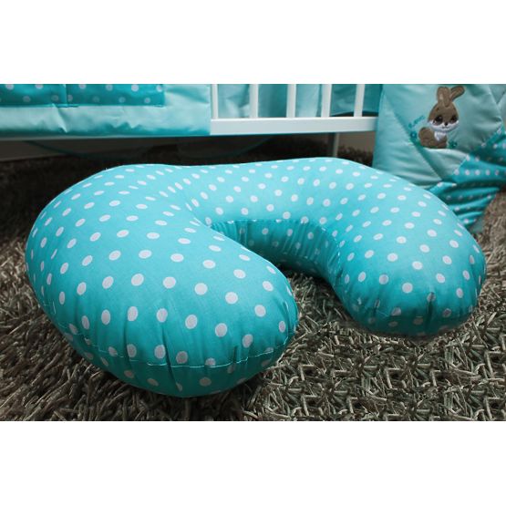 Baby-Bettwäsche-Set 120x90cm RABBIT - türkis