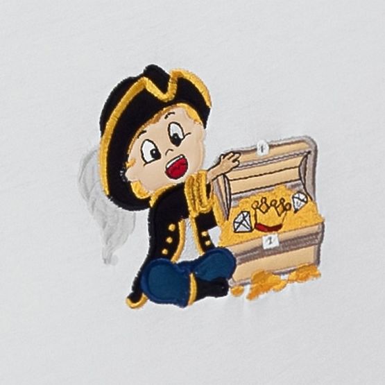 Baby-Bettwäsche-Set 135x100 cm - Pirat