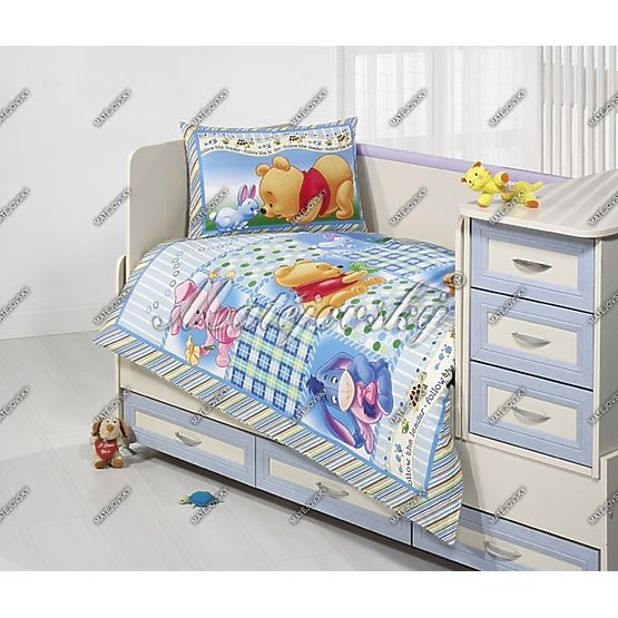 Baby-Bettwäsche WINNIE THE POOH - Patchwork