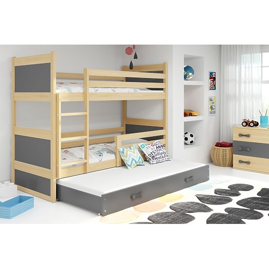 Baby patrová bett p zustellbett Rocky - naturgrau