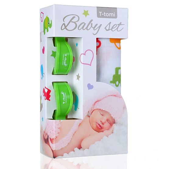 Baby Set - bamboo Badetuch + einen kinderwagen wirbel