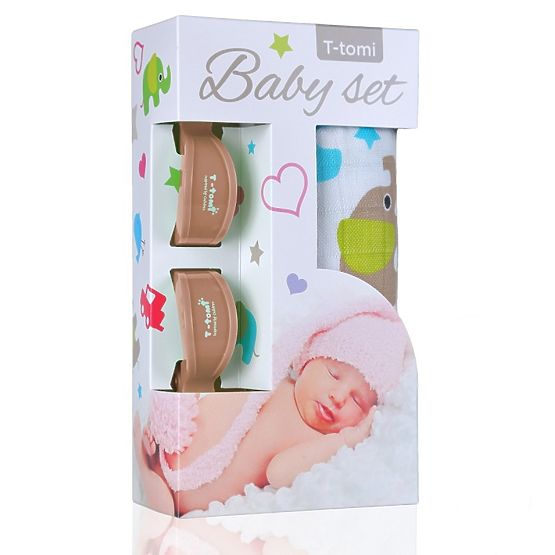 Baby Set - bamboo Badetuch + einen kinderwagen wirbel