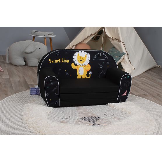 Baby sofa Smart lvíček - schwarz