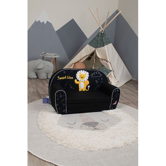 Baby sofa Smart lvíček - schwarz