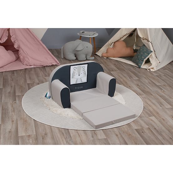 Kindersofa Tigřík - grau