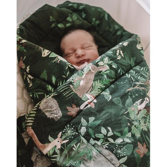 Baby zavinovačka leben v wald