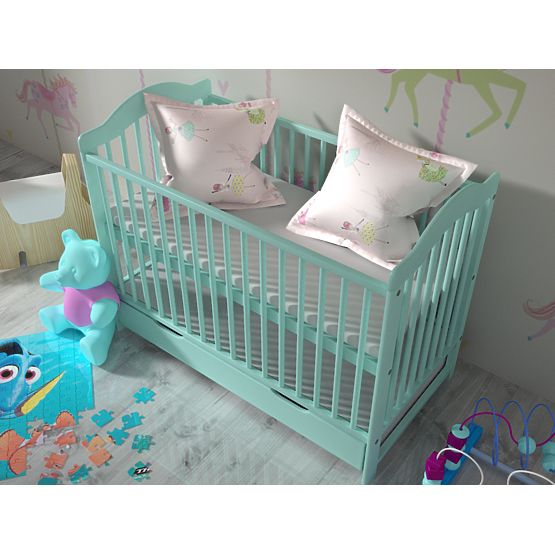 Babybett Alek - Minze