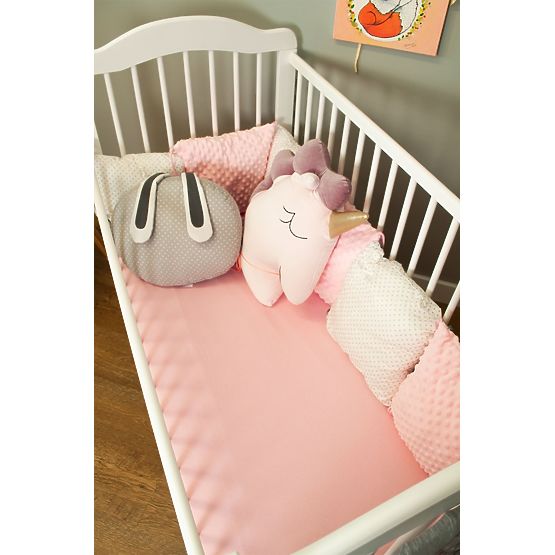 Babybett Alek mit versenkbarer Seite - weiß