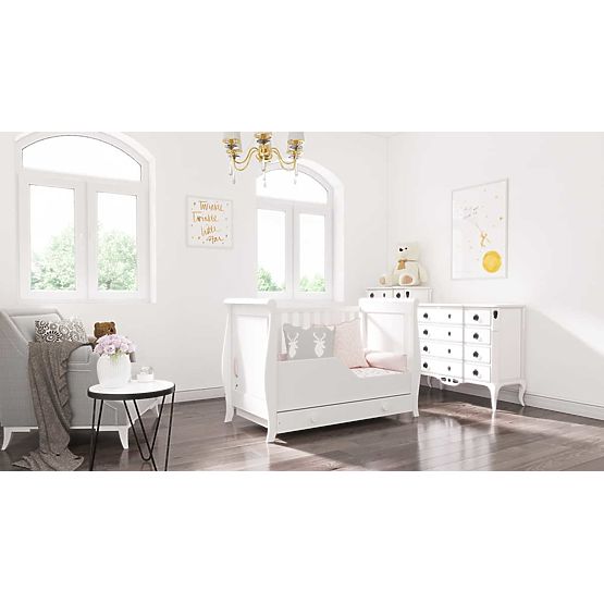 Kinderbett Míša 120x60 - weiß