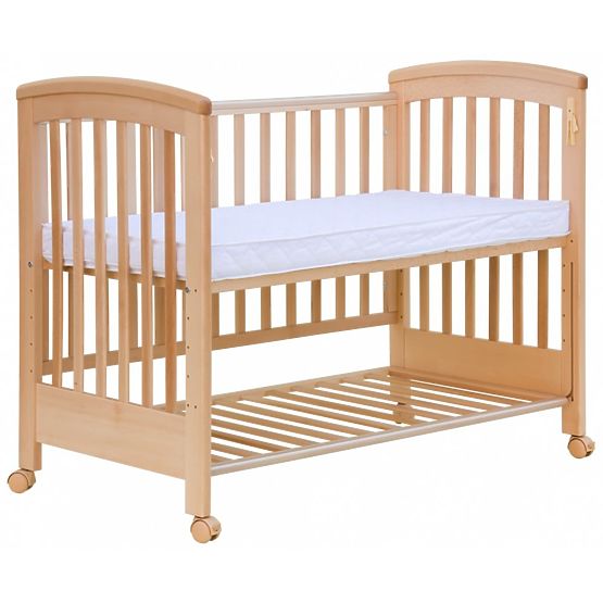 Babybett mit abnehmbarem Seitenteil Scarlett Laura - natural