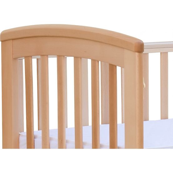 Babybett mit abnehmbarem Seitenteil Scarlett Laura - natural