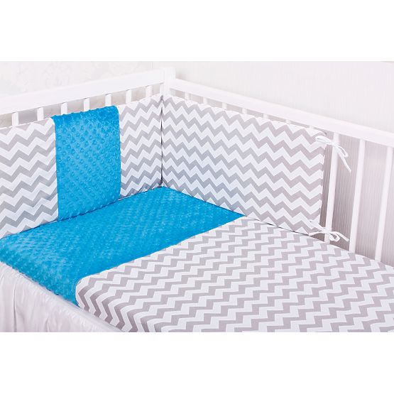 Babybettwäsche Zick - Zack 120x90 cm